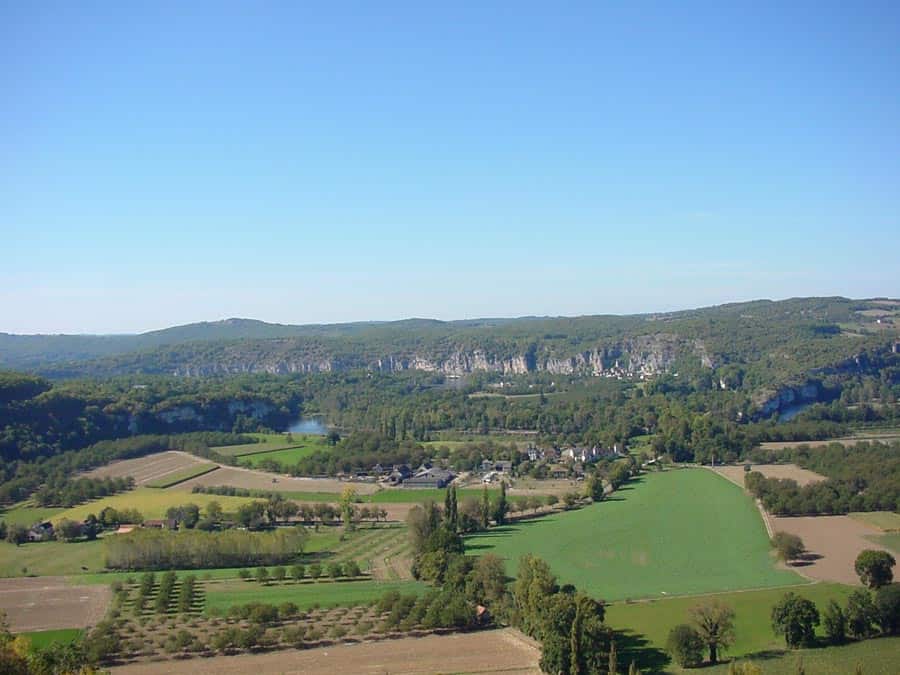 Dordogne Landscape with trees