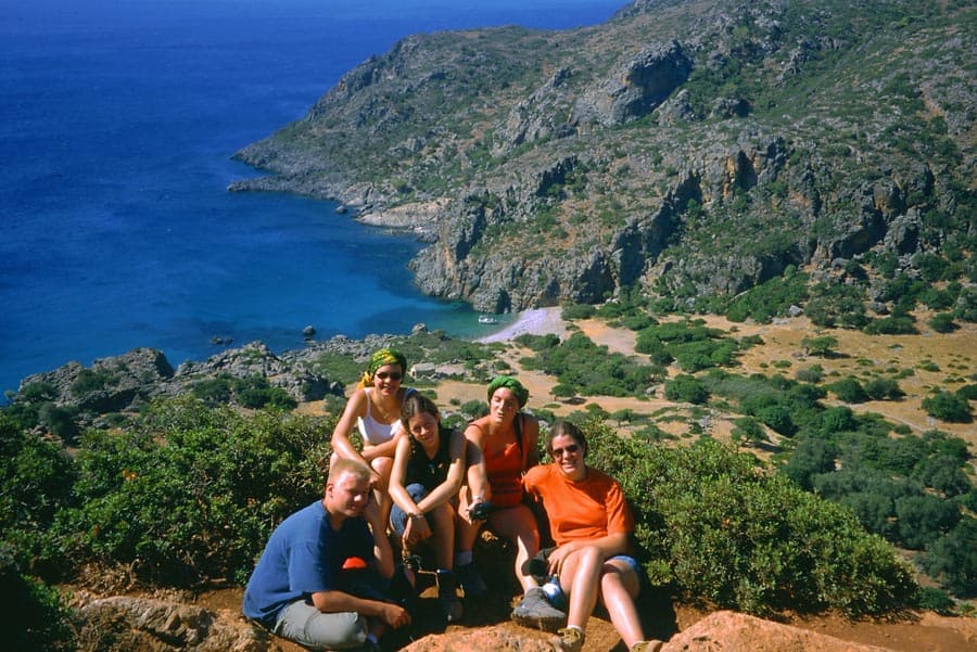 Hikers in Crete