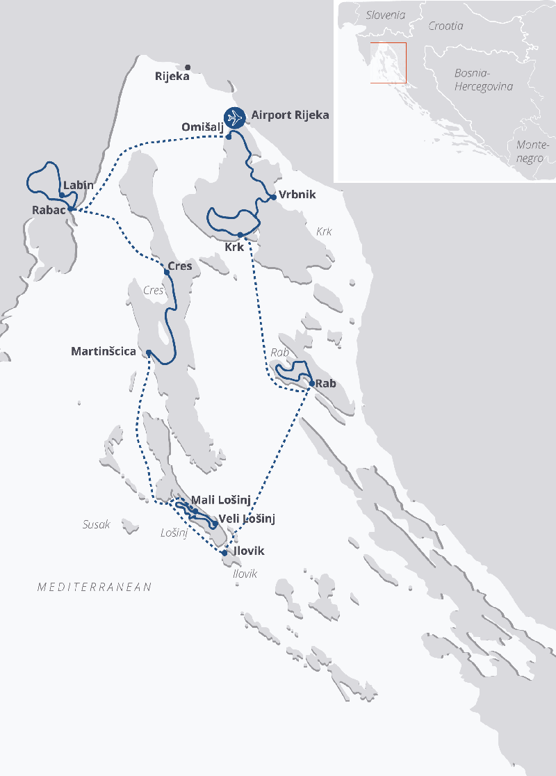 Kvarner Bay Map Route Book 