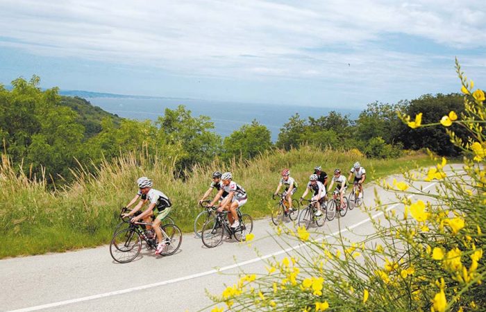 cycling along the Italian Coast