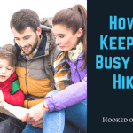 family looking at map