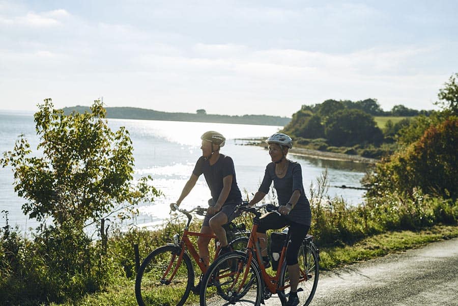 Cyclist in Denmark