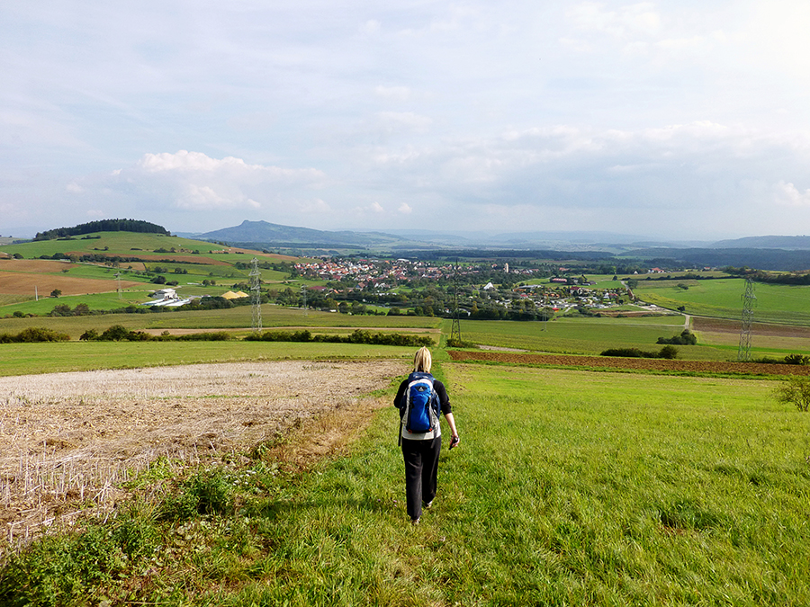 black-forest-lake-constance (2) Hiker walking to Lake Constance