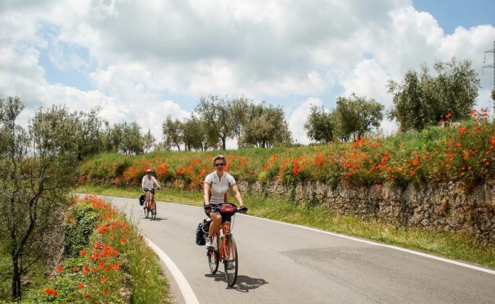 Cycling from Pisa to Siena