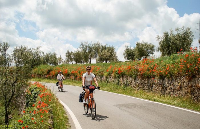 Cycling from Pisa to Siena