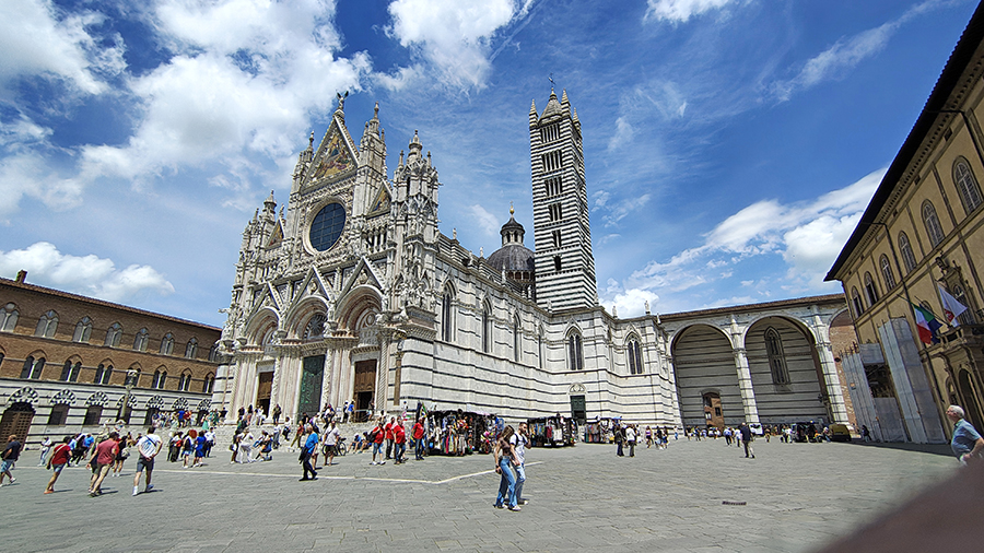 Italian Building in Siena